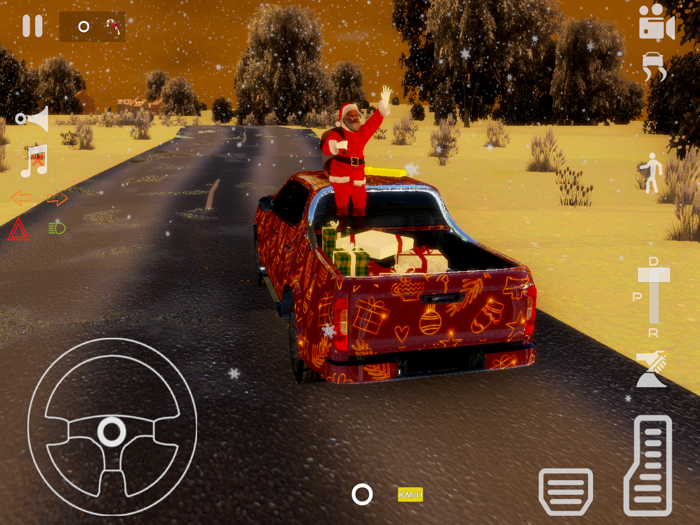Christmas Santa Gift Car Game