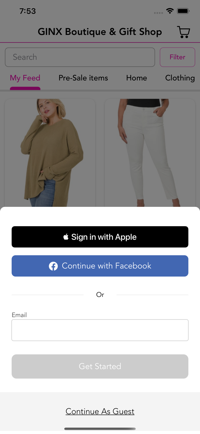 GINX Boutique  Gift Shop