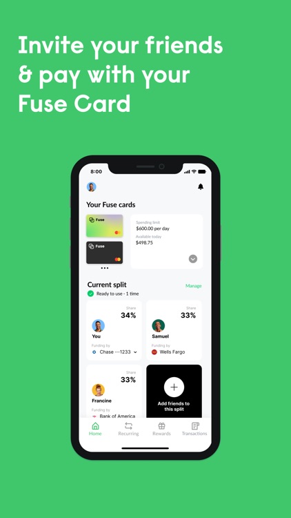 Fuse Card - Joint spending screenshot-0