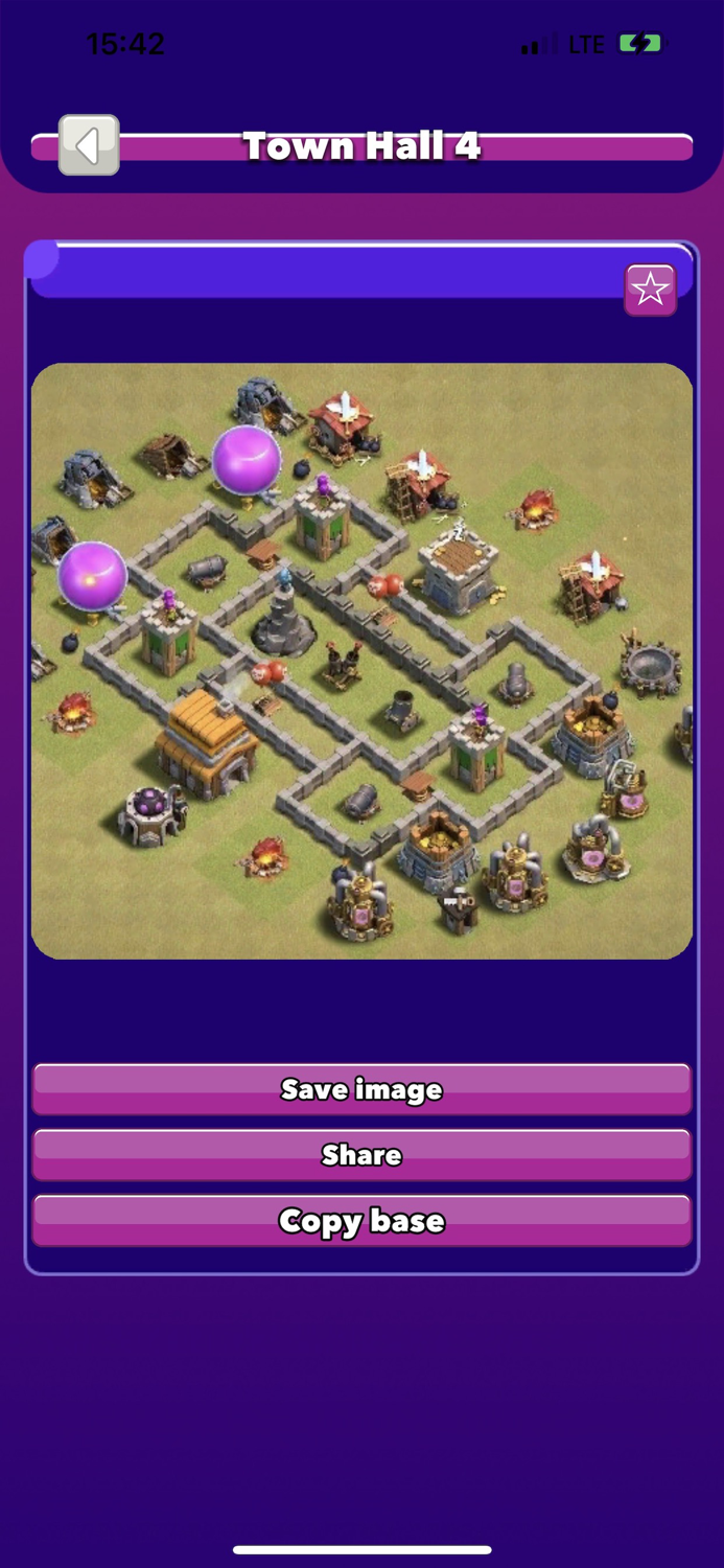 Base  Map for Clash of Clans