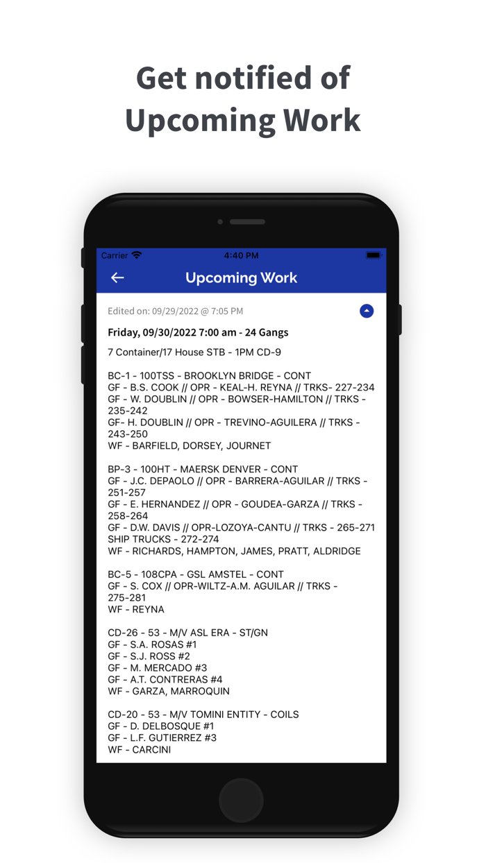 ILA Longshoremen’s Association