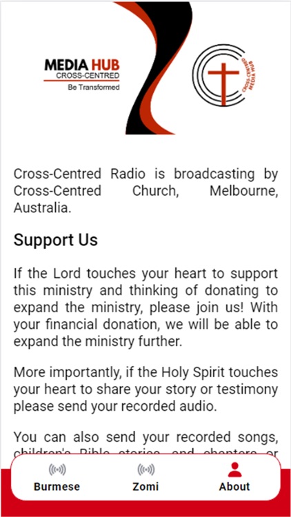 Cross-Centred Radio