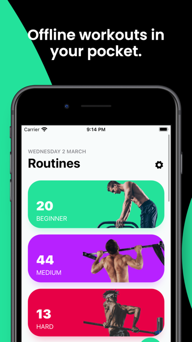 Street Workout Training App screenshot 2