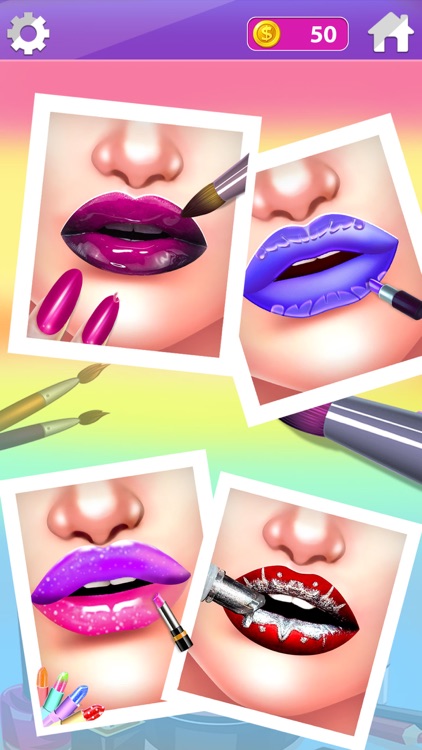 Lip Art Makeup Games