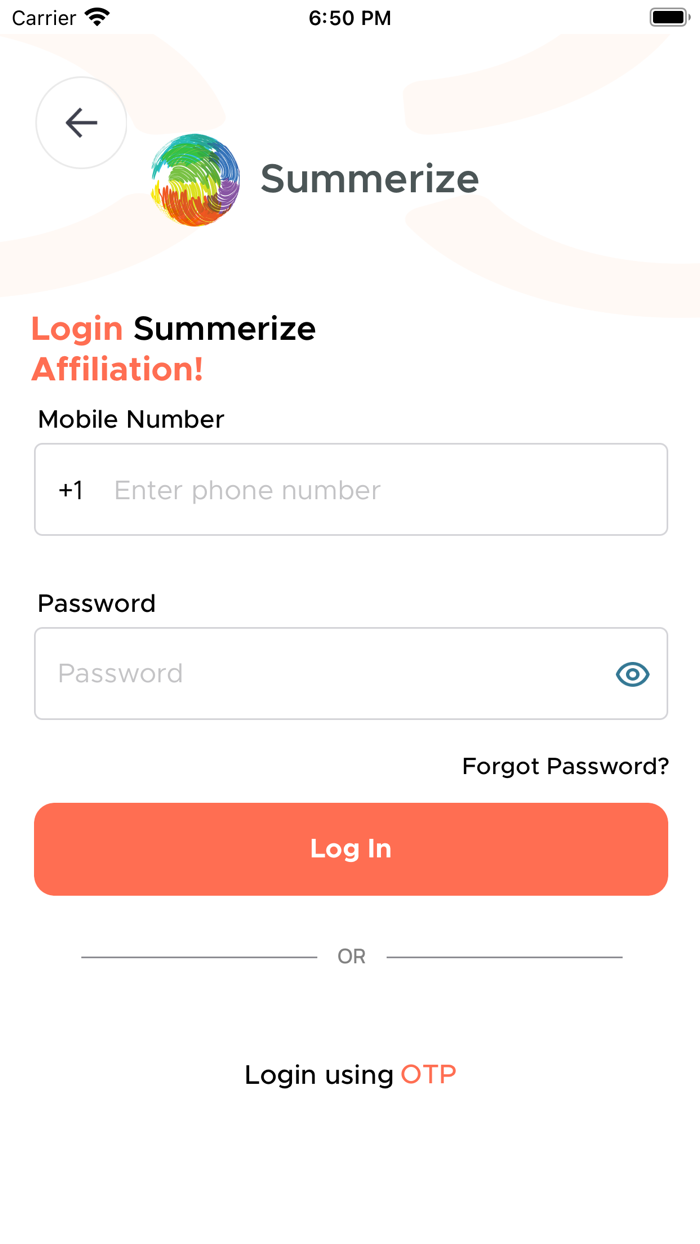 Business Affiliation