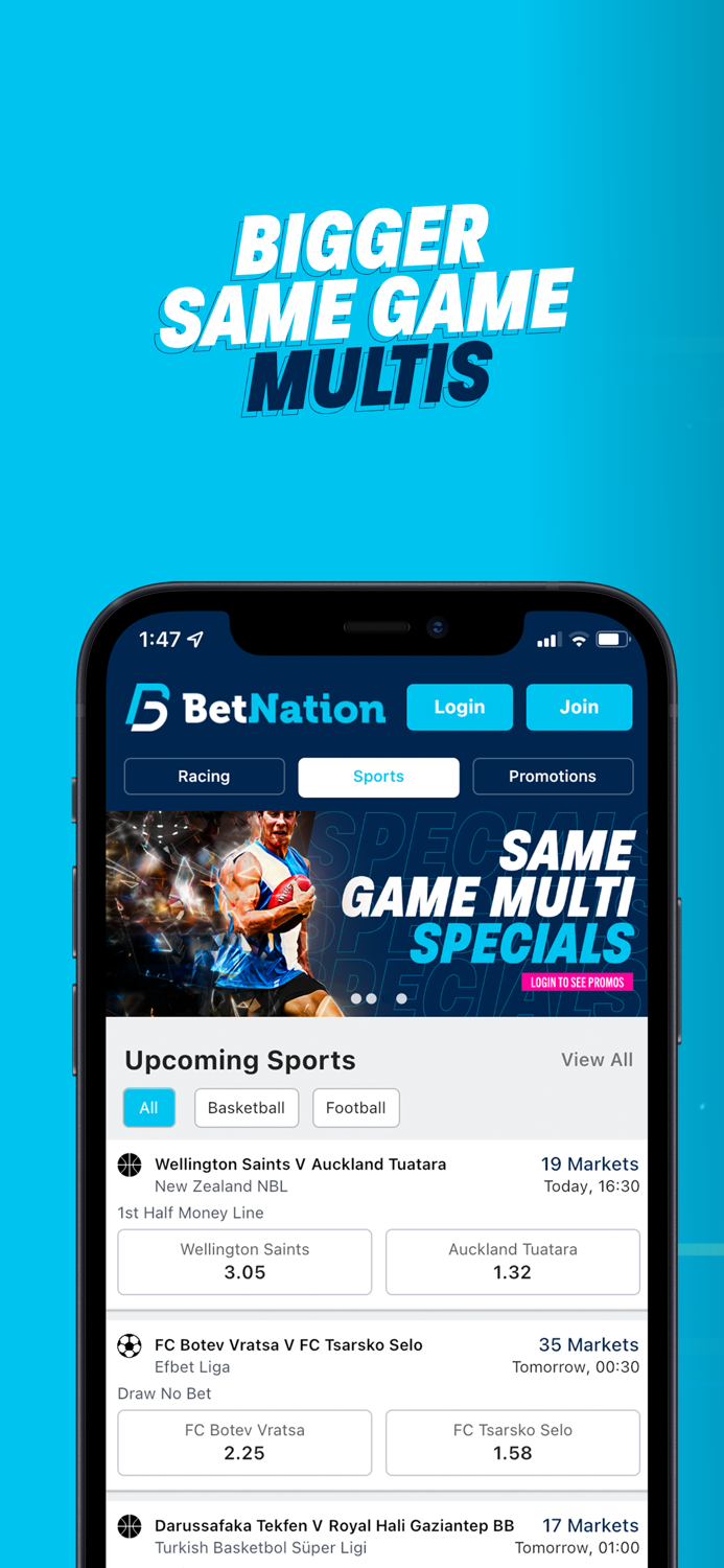 BetNation – Online Betting App