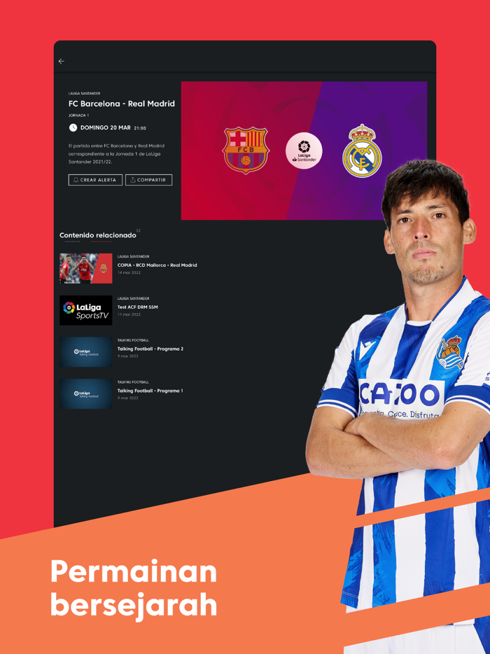 LaLiga PASS sepak bola live