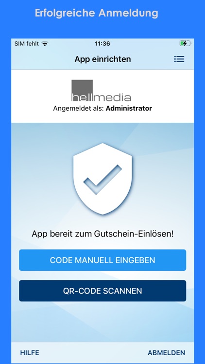 hellmedia Einlöse-App