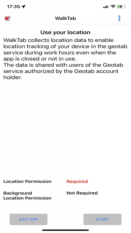 WalkTab for Geotab