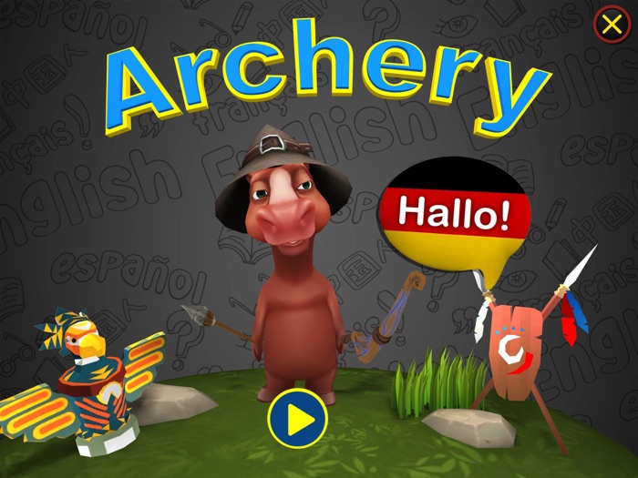 Archery German Vocab Game