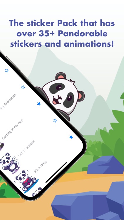 Adora Panda Sticker Pack