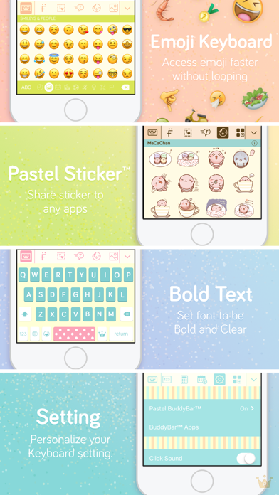 Pastel Keyboard Theme... screenshot1