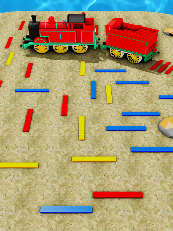 Bridge Race Train Run 3D Game