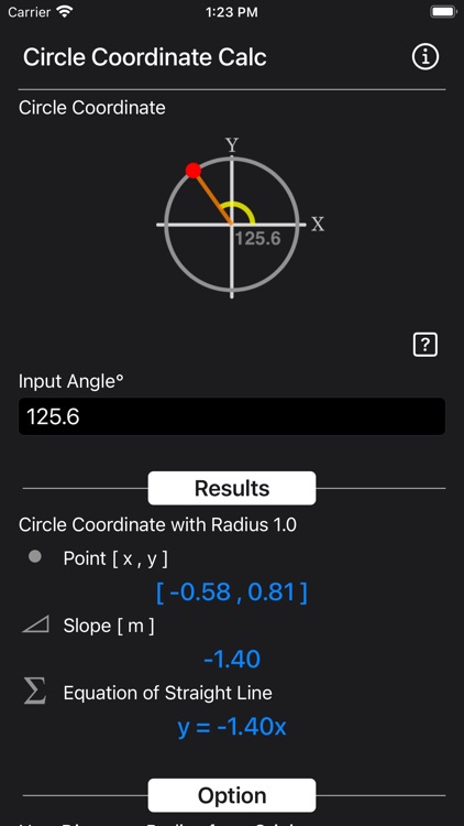 Circle Coordinate Calculator screenshot-3