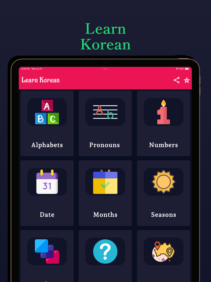 Korean Learning - Beginners