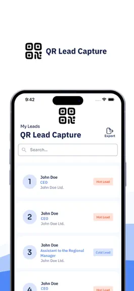 Game screenshot QR Lead Capture mod apk