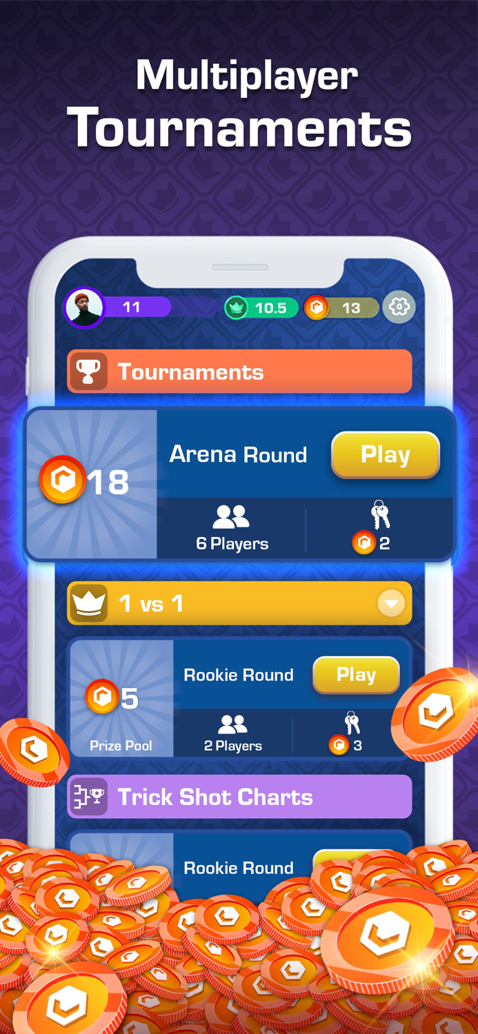 Trickshot Blitz Win Rewards