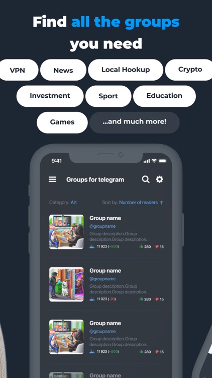 Groups & Tools for Telegram