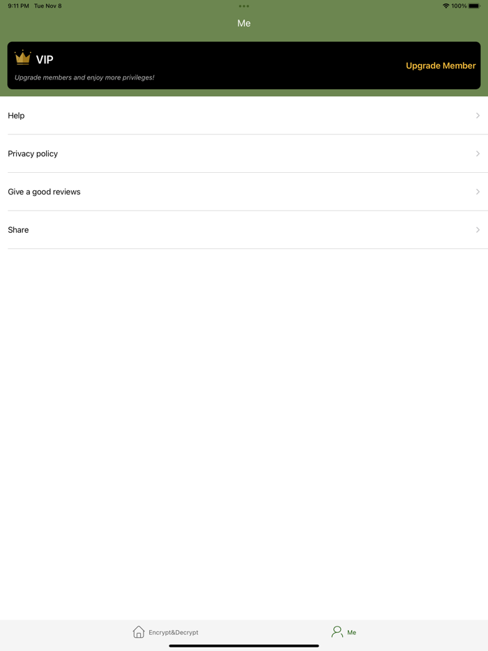 SelfInfo-private communication