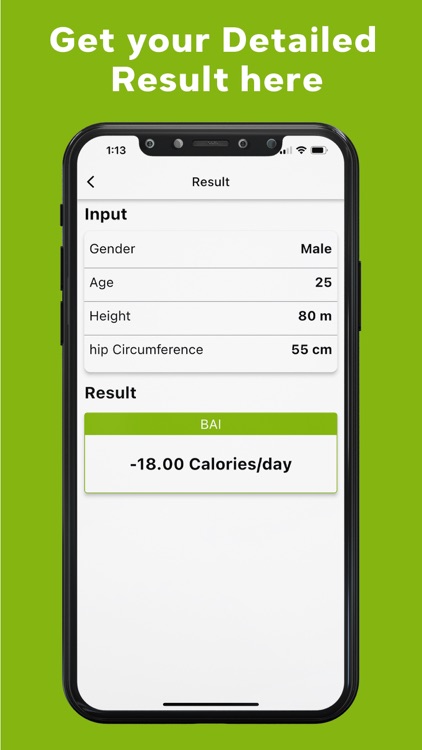 BAI Calculator - Body Fat