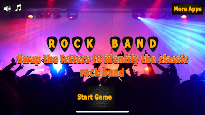 Classic Rockband Word Game
