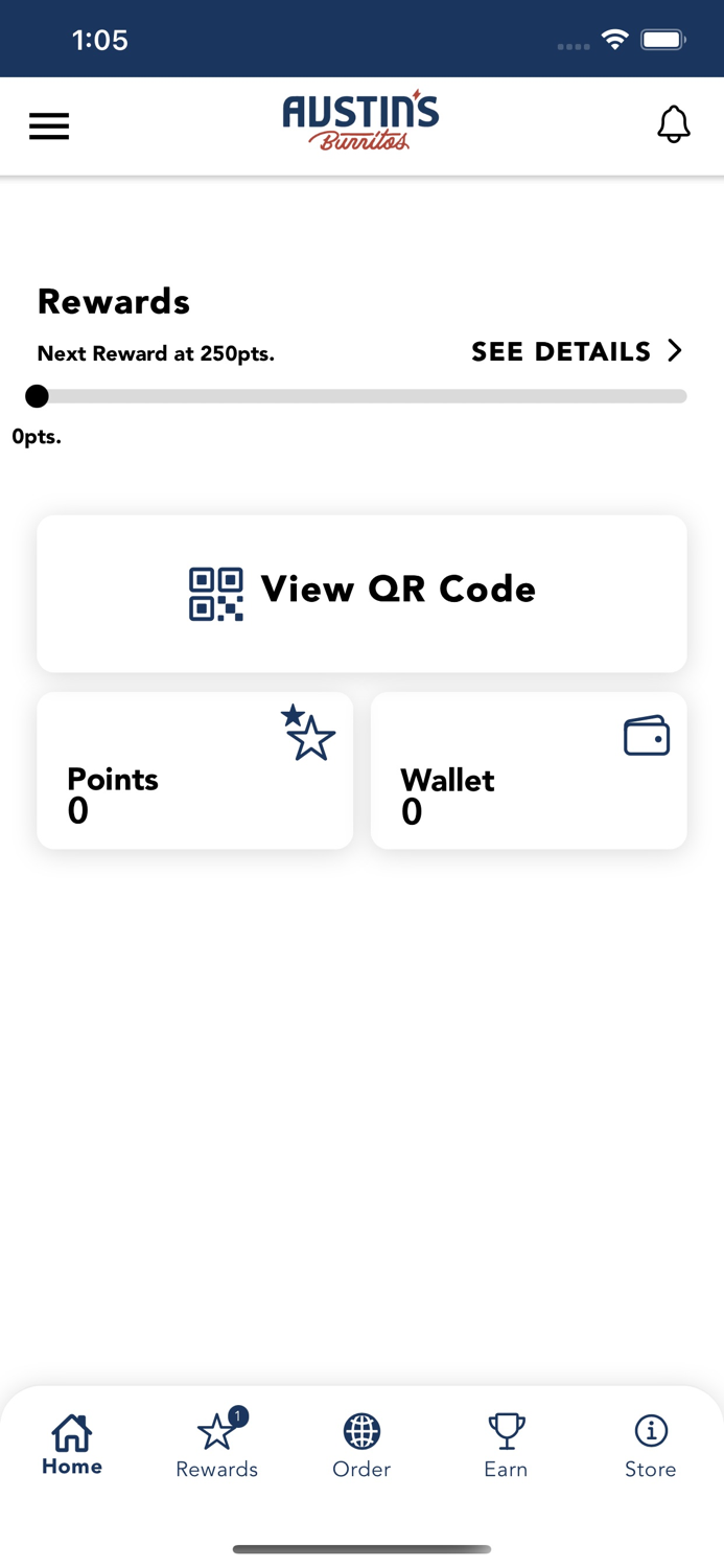 Austins Burritos Rewards