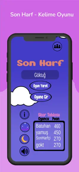 Game screenshot Son Harf Kelime Oyunu mod apk