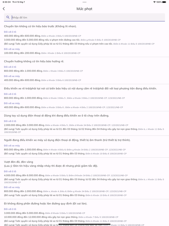 Ôn thi lý thuyết GPLX 600 câu