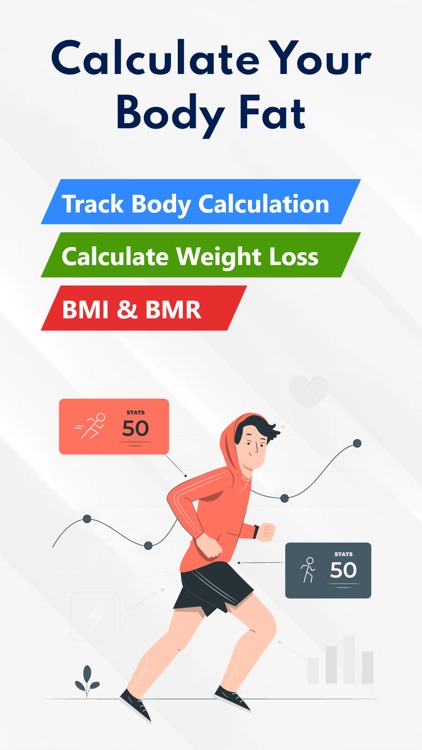 BMI, BMR & Body Fat Calculator