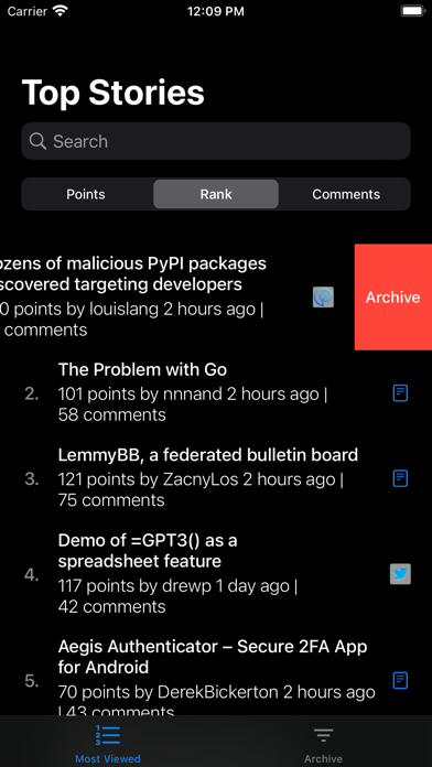 Native Reader for Hacker News screenshot 3