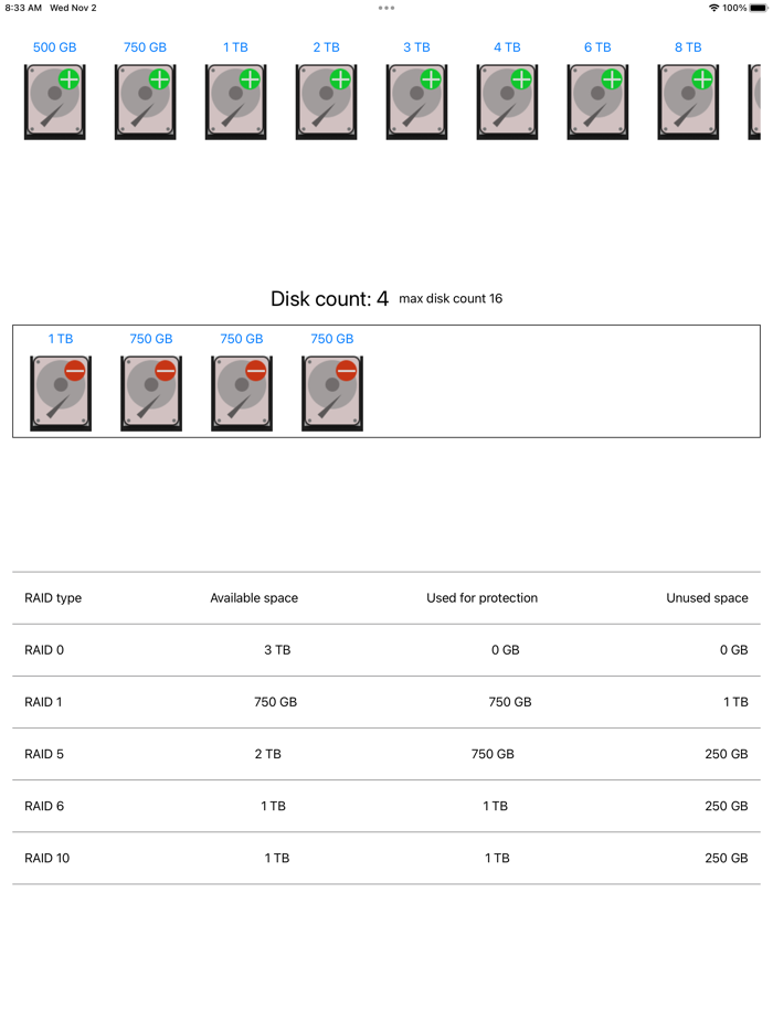 RaidCalculatorTabletVersion