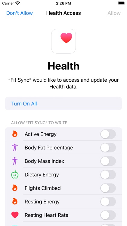 Sync for FitBit Health