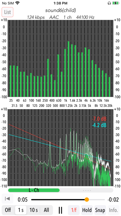 Music Frequency Analyzer screenshot1