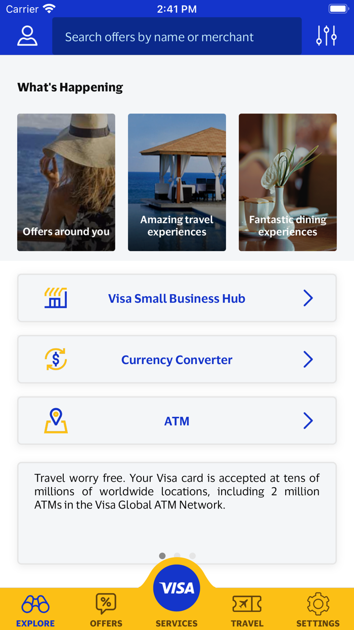 Visa AP Commercial Offers