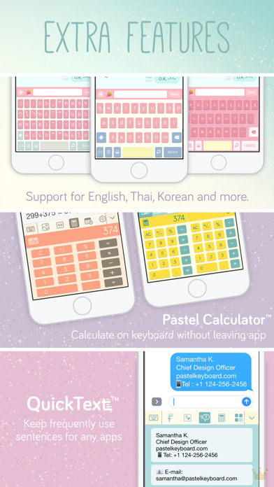 Pastel Keyboard Theme... screenshot1