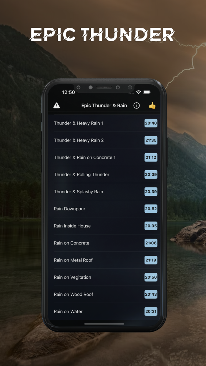 Epic Thunder  Rain Sounds