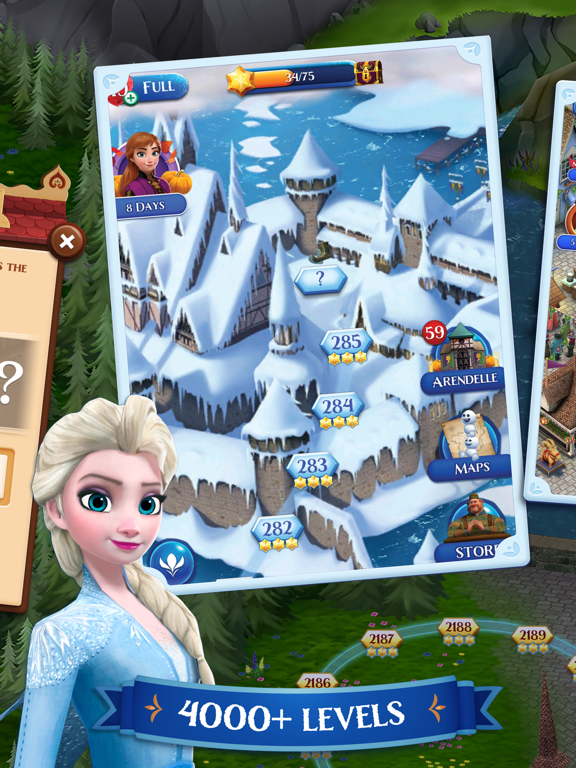 Disney Frozen Free Fall Game screenshot 3