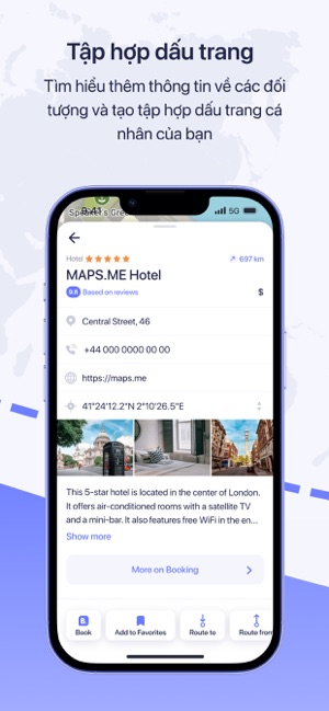 MAPS.ME Bản đồ offline GPS