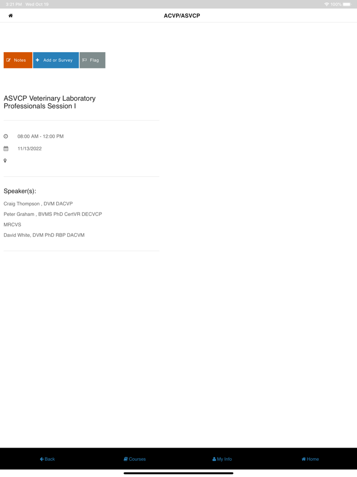 ACVP/ASVCP Annual Meeting