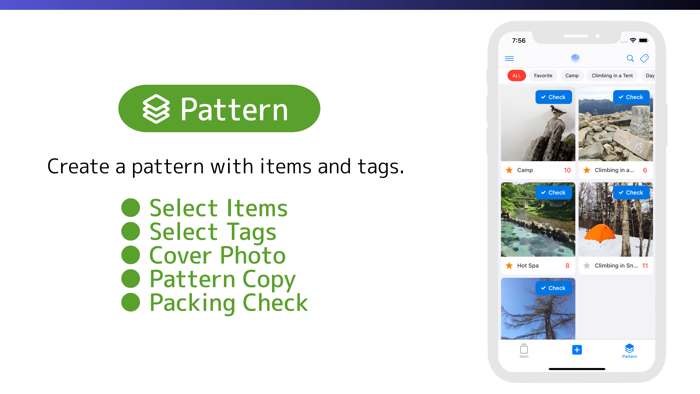 Packing List - Item  Pattern
