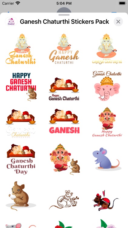 Ganesha Stickers