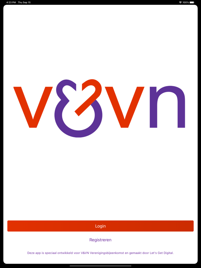 VVN Verenigingsbijeenkomst