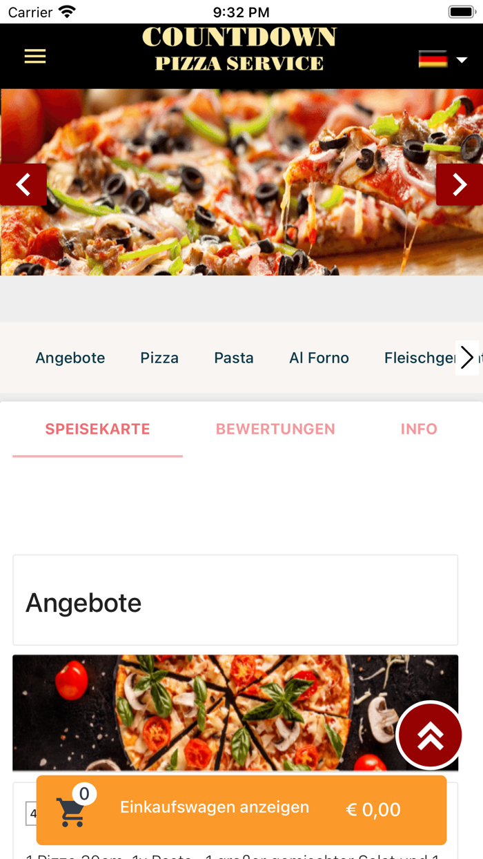 Countdown Pizza Service