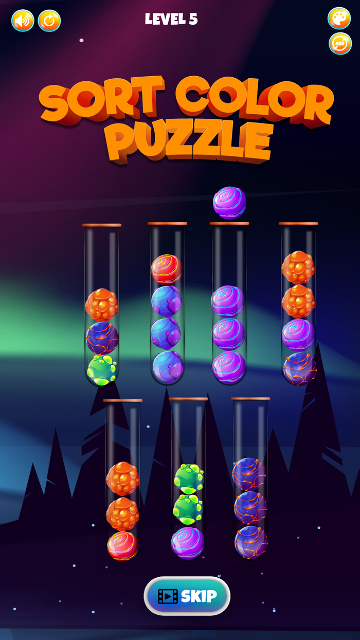 Color Ball Sort It 3d Sortpuz