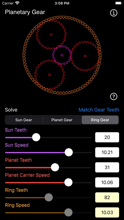 Planetary Gear Calculator screenshot-9