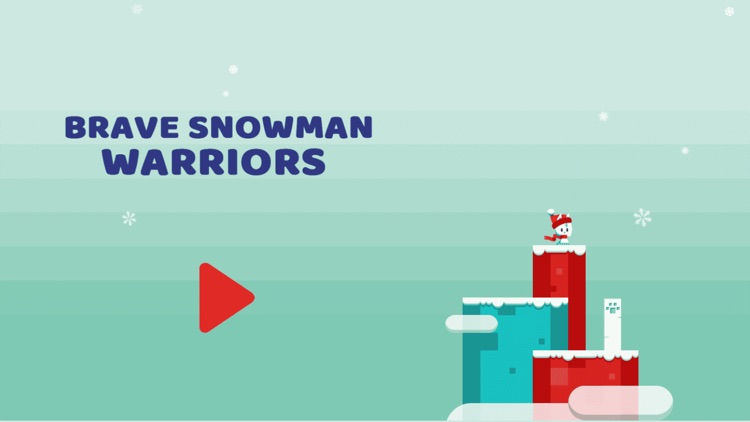 Brave snowman warriors