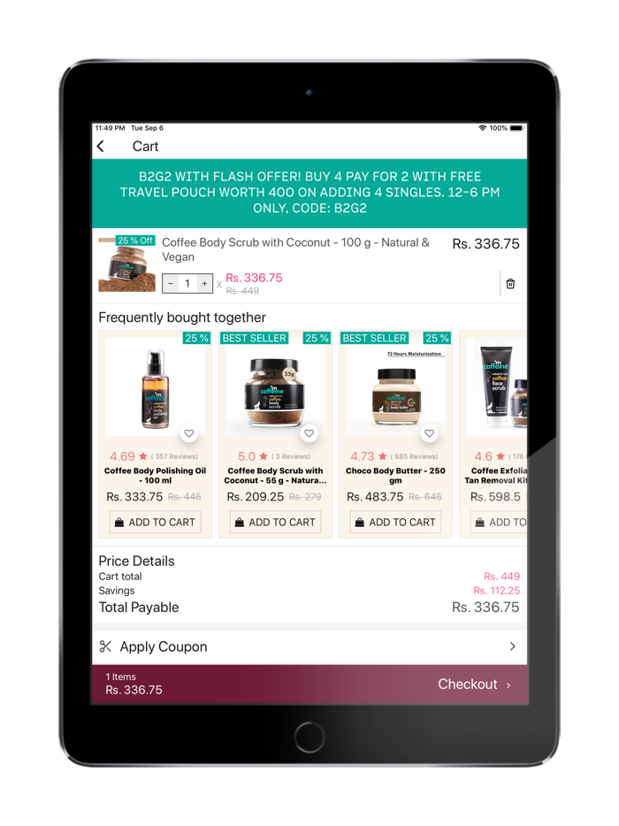 mCaffeine Natural Skin Care