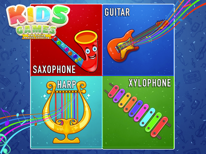 Kids Tracing-Phonics-Coloring