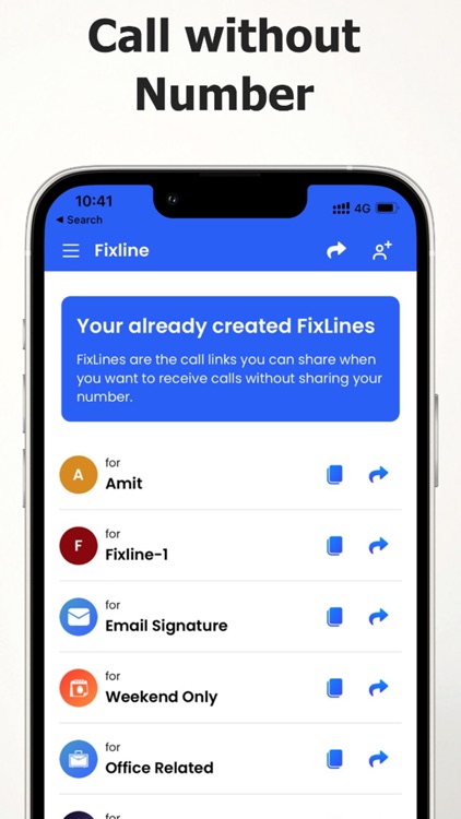 FixLine - Call without number