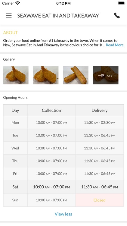 SEAWAVE EAT IN AND TAKEAWAY screenshot-3